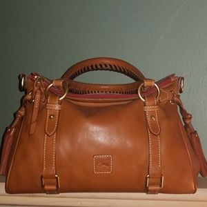 Dooney and bourke florentine satchel in natural